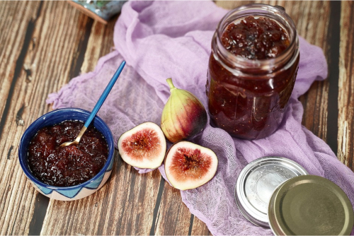 Homemade fig jam