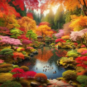 Beautiful Autumn Garden