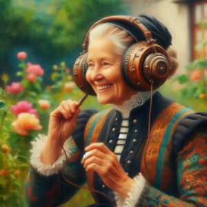 hortweek podcast peat free old lady listening