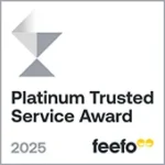 Platinum feefo badge 2025